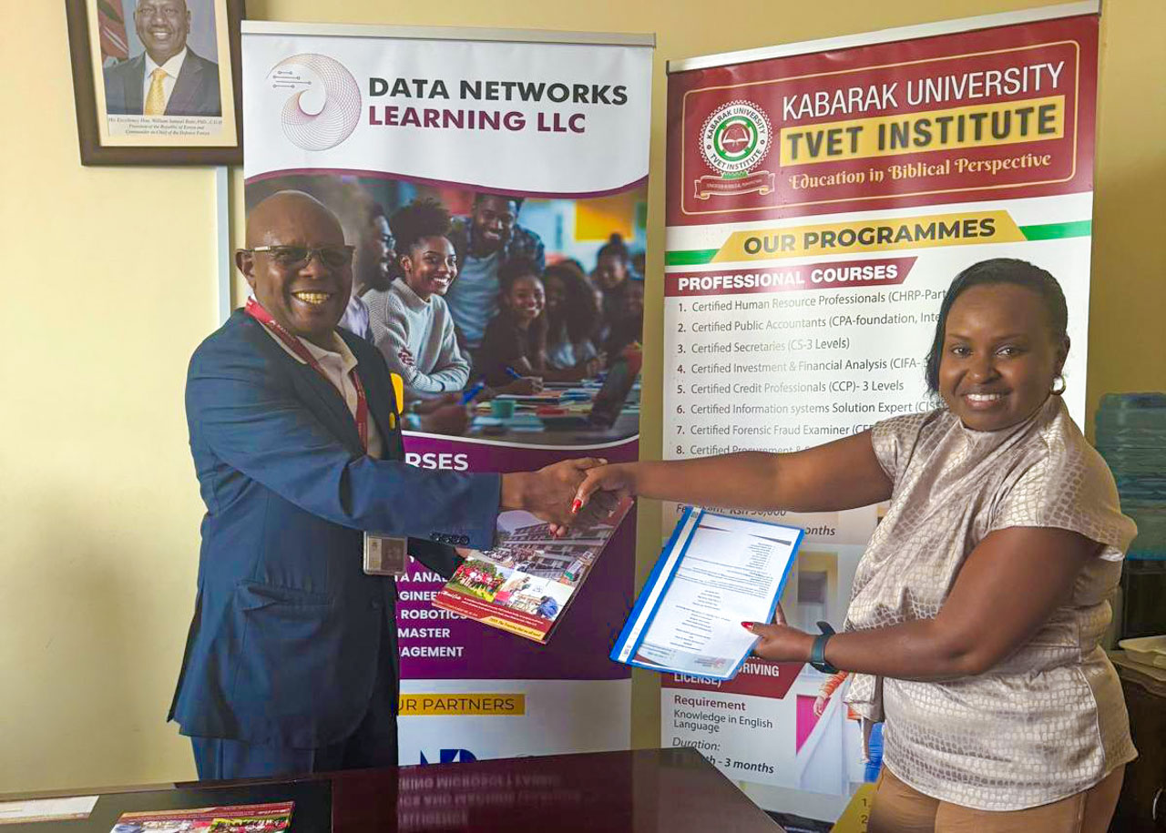 Data Networks Learning LLC Signs Key Partnership with Kabarak University to Advance Digital Skills Training